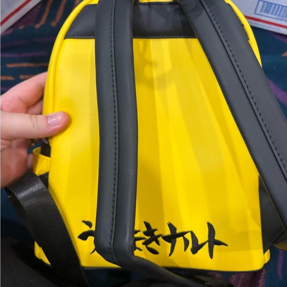Loungefly Anime Character Yellow and Black Backpack